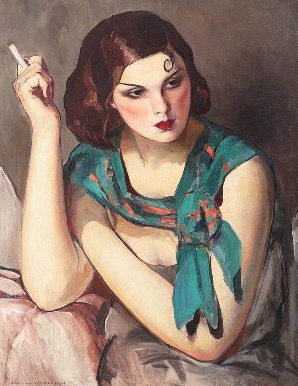 Эмилиан Лэзэреску, "Женщина с сигаретой"