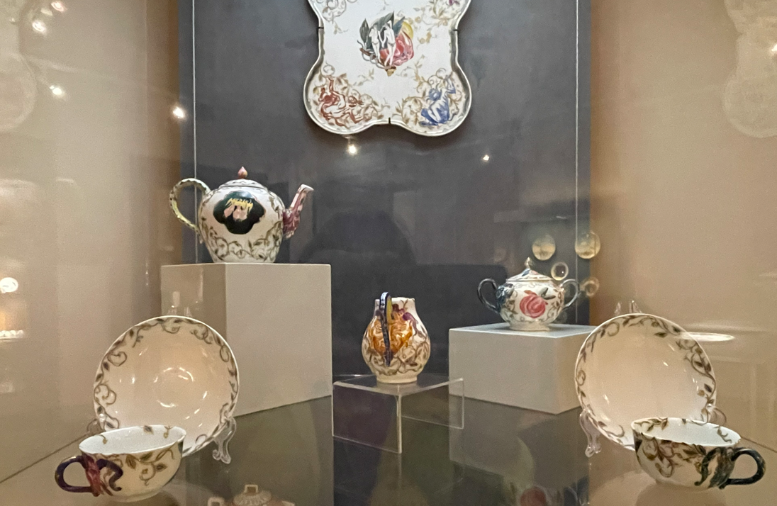 Сервиз "Изгнание из Рая". Мария Лебедева, 1922 год