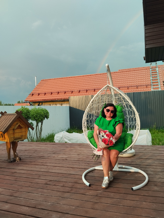 Автор в своей деревне 