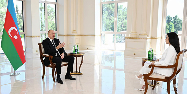    "У Азербайджана есть мощь, и все это знают". Фото с сайта president.az