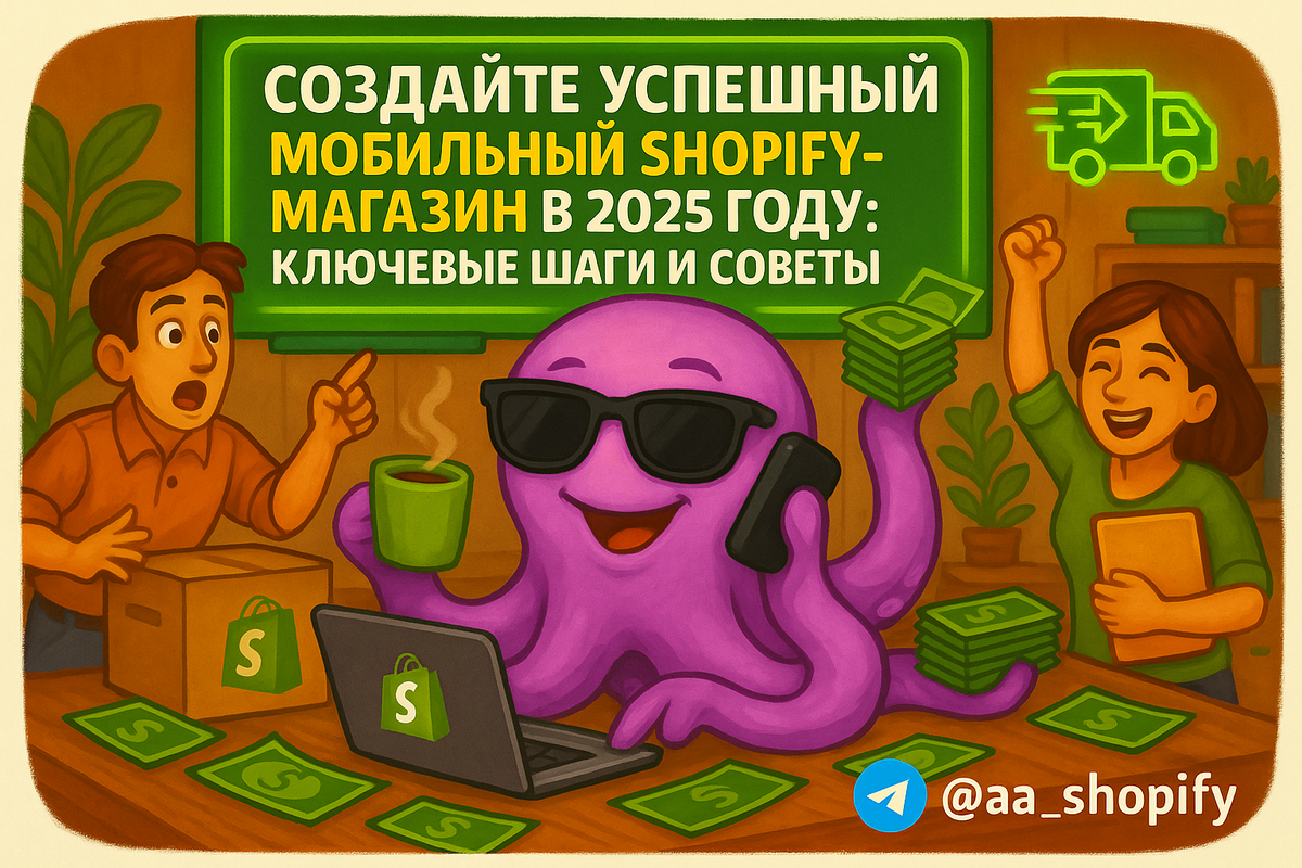    Создайте успешный мобильный Shopify-магазин в 2025 году: ключевые шаги и советы! aa_ecom