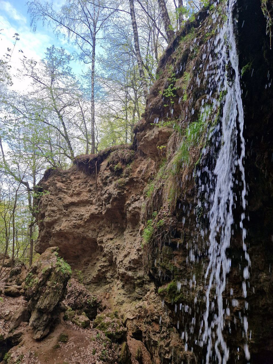 Водопад "Серебряный каскад", фотография сделана автором.