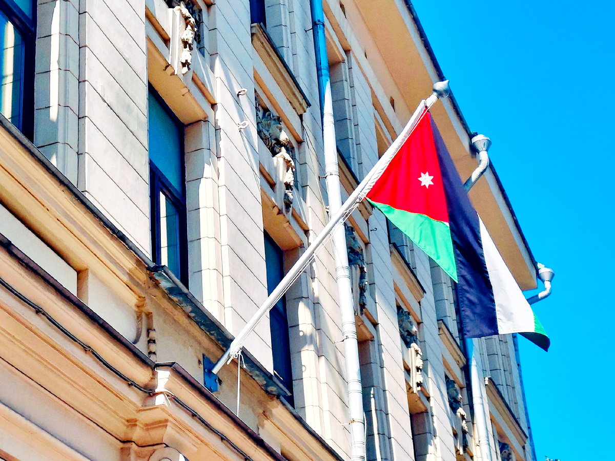 Москва, Мамоновский переулок, 3. Посольство Иорданского Хашимитского Королвства 