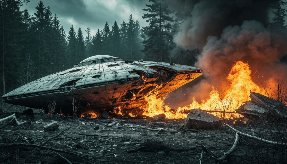 Объект потерпел крушение.