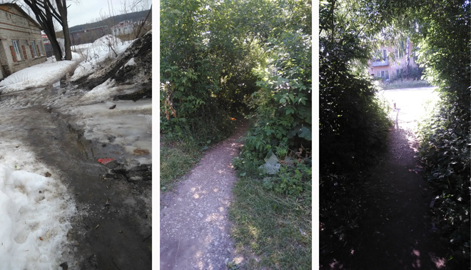 
Тропками «козьими», через арку зеленую, лужу глубокую шли люди автобус свой ждать…