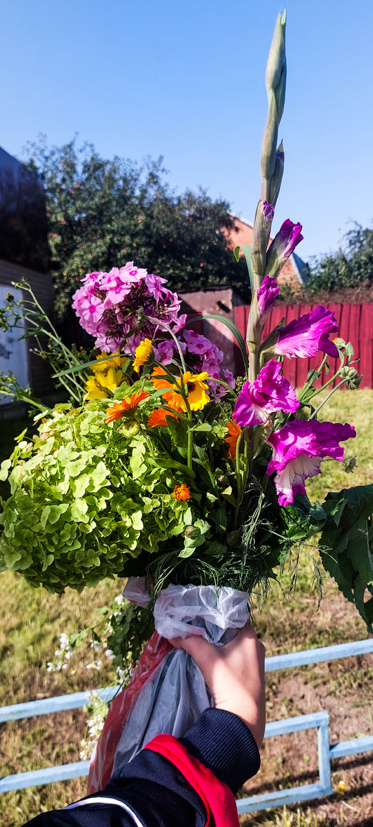 Вот такое прощание  с летом