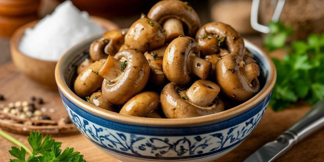 Как приготовить шампиньоны маринованные на зиму