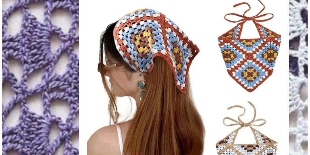 Косынки Вяжем крючком Схемы вязания и ИДЕИ