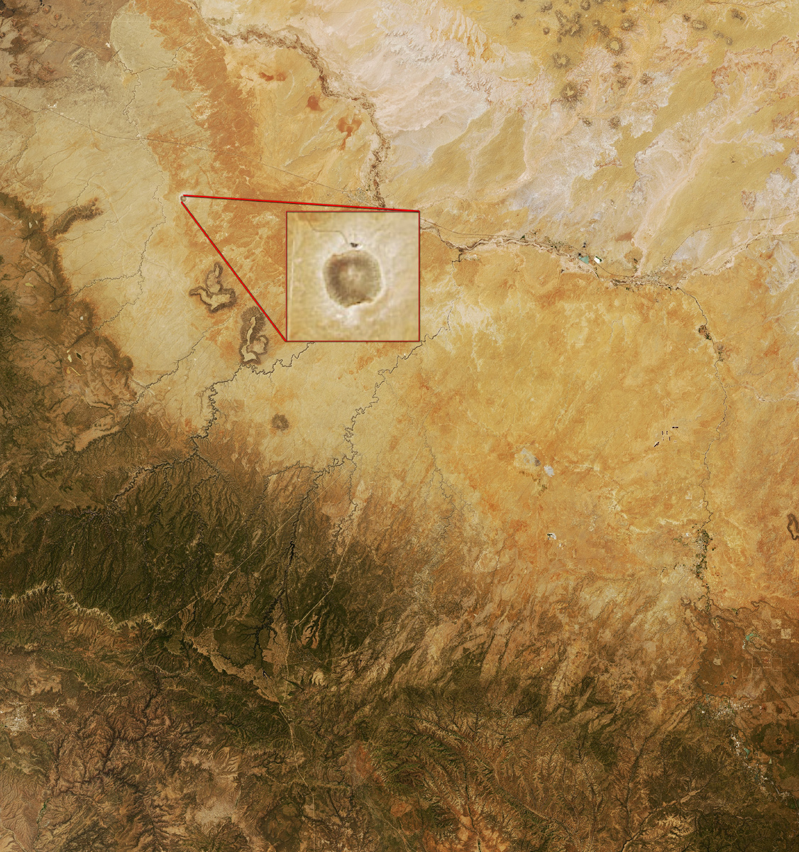 Снимок местности был сделан 16 мая 2021 года с помощью OLI (Operational Land Imager - съемка наземных изображений, позволяет делать снимки с разрешением до 15 м) на спутнике Landsat 8.