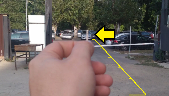 А ведь с помощью обычной спички можно найти расстояние до любого видимого объекта! Показываю на наглядном примере