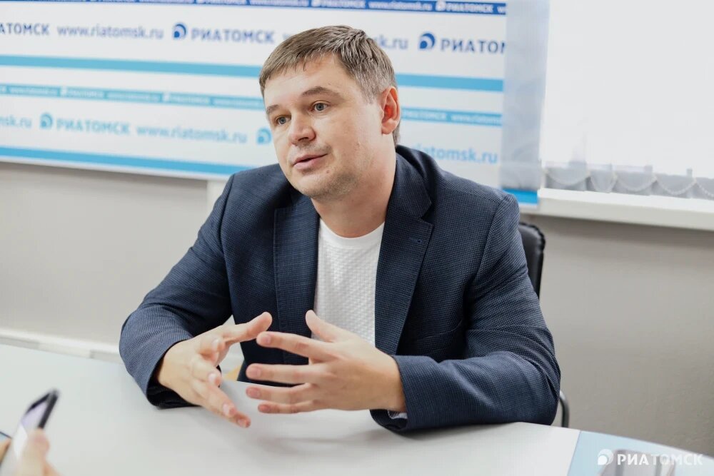    Проректор по молодежной политике ТУСУРа Василий Щербаков, © РИА Томск. Евгения Ярославцева