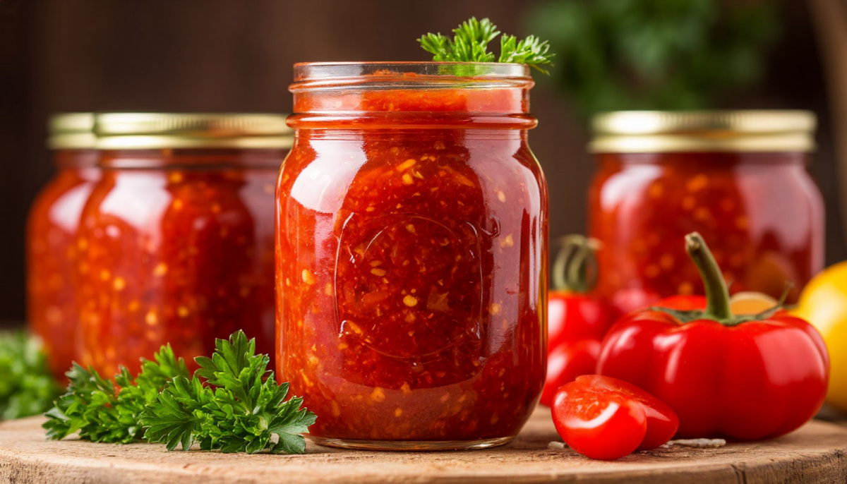    Простой рецепт аджики на зиму из помидоров и перца - справится даже начинающая хозяйка