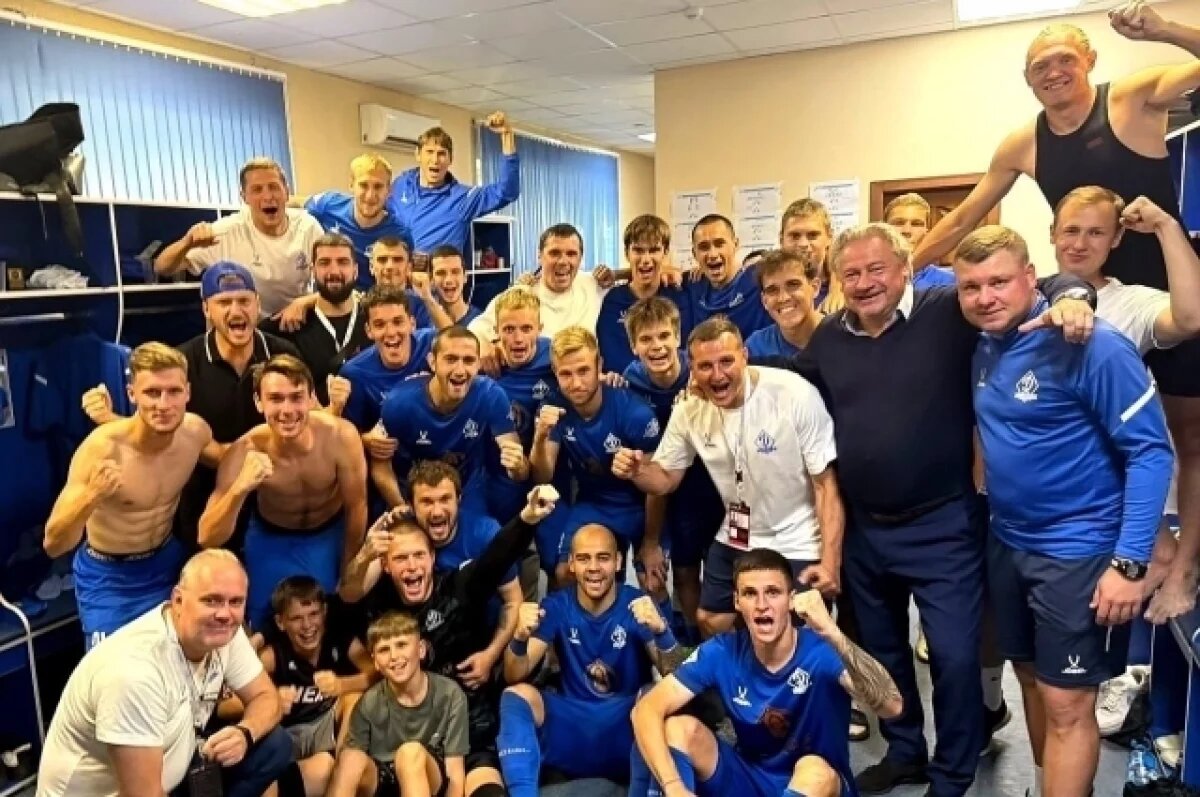    Брянские динамовцы со счетом 2:1 дома выиграли у липецкого «Металлурга»