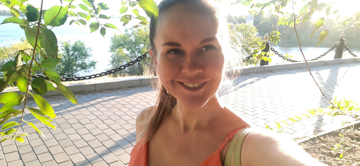 Я вчерашним волгоградским вечерком.