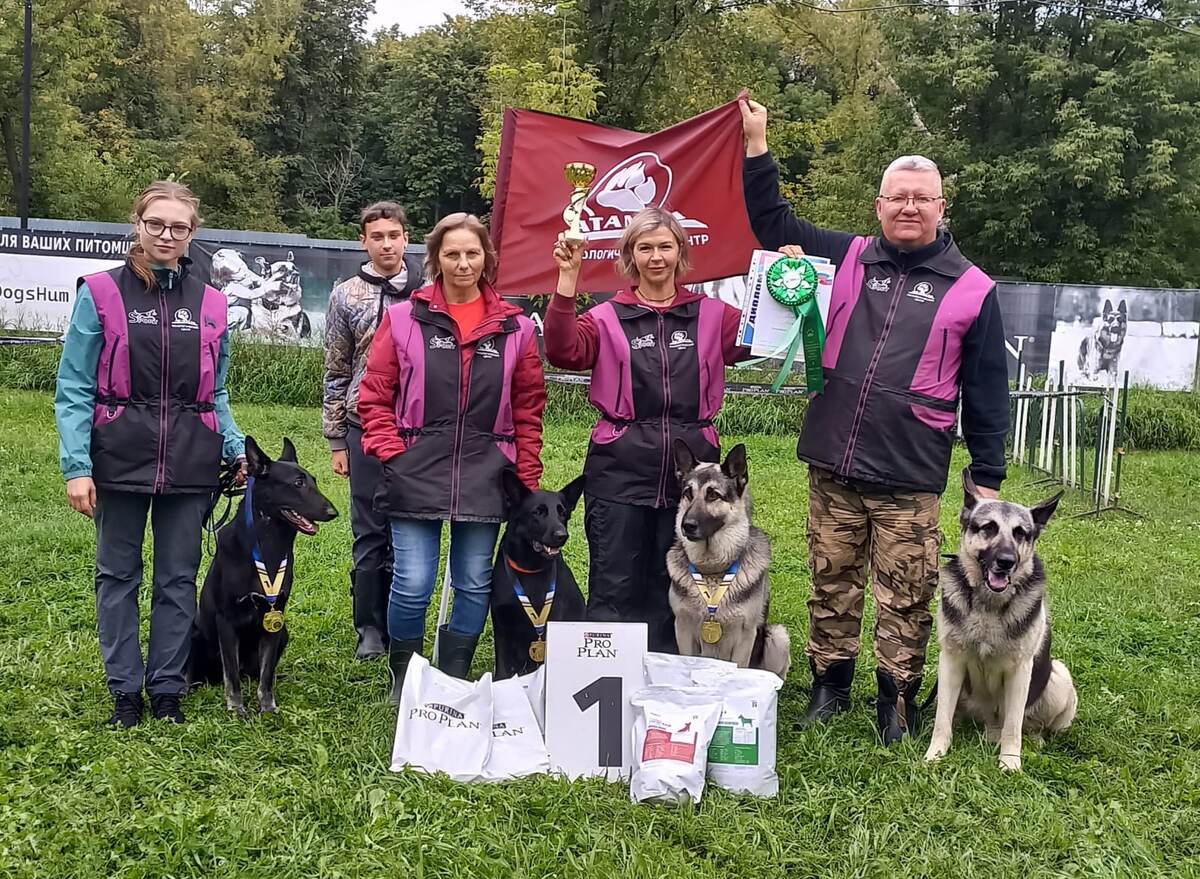 Команда «Атамана» стала обладателем Переходящего кубка по национальным видам дрессировки