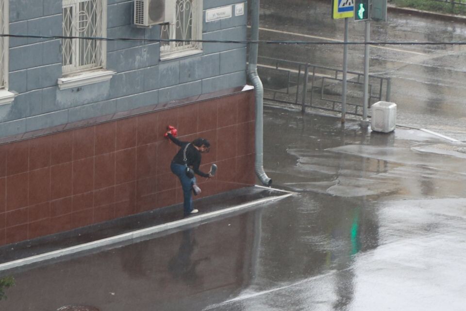    Дождь в Барнауле. Источник: Олег Укладов