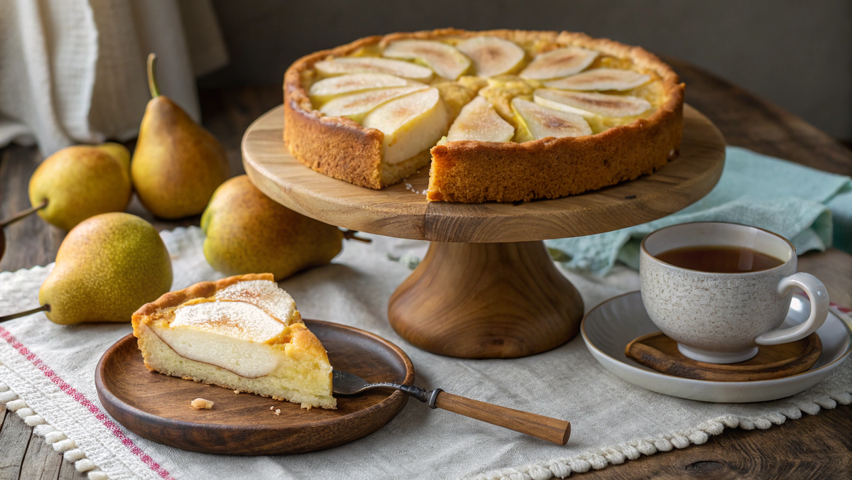 Фото: Шарлотка из груш