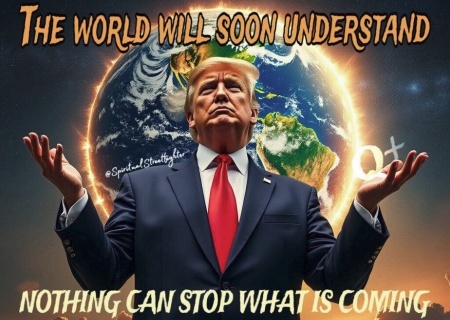    Трамп опубликовал загадочный пост на фоне охваченной пламенем Земли