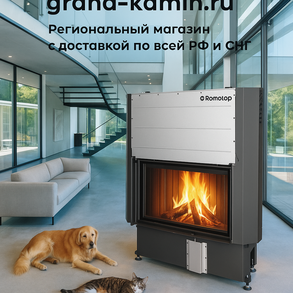    Огонь, уют и стиль: как каминная топка Romotop IMPRESSION 2G L 93.60.01 изменит ваш дом навсегда Kamin