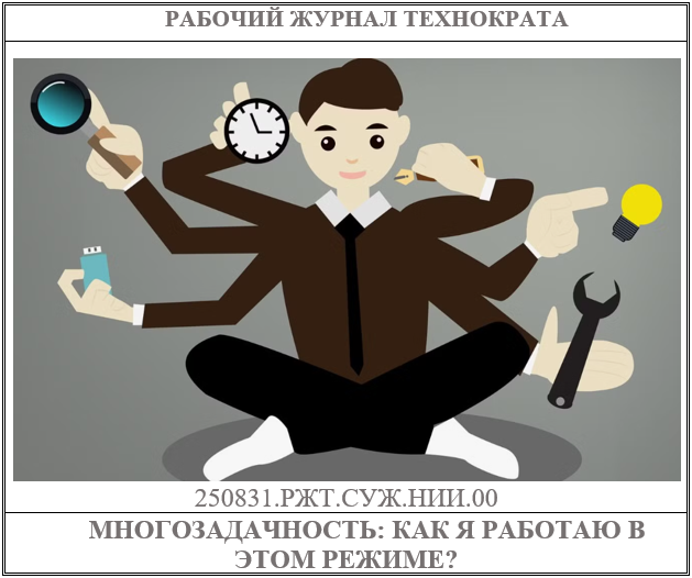 Многозадачность: как я работаю в этом режиме?
