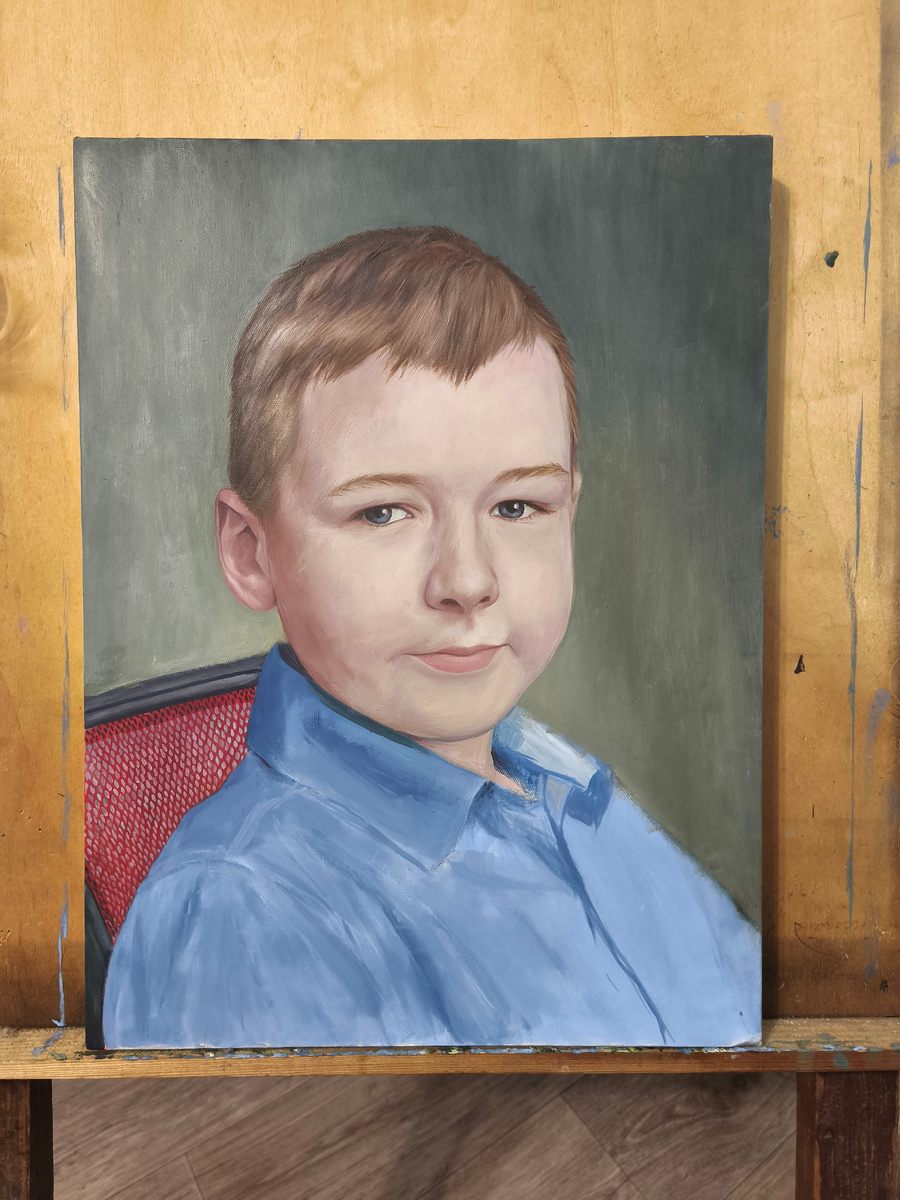 Незаконченный портрет маслом. Автор: Никифорова Светлана