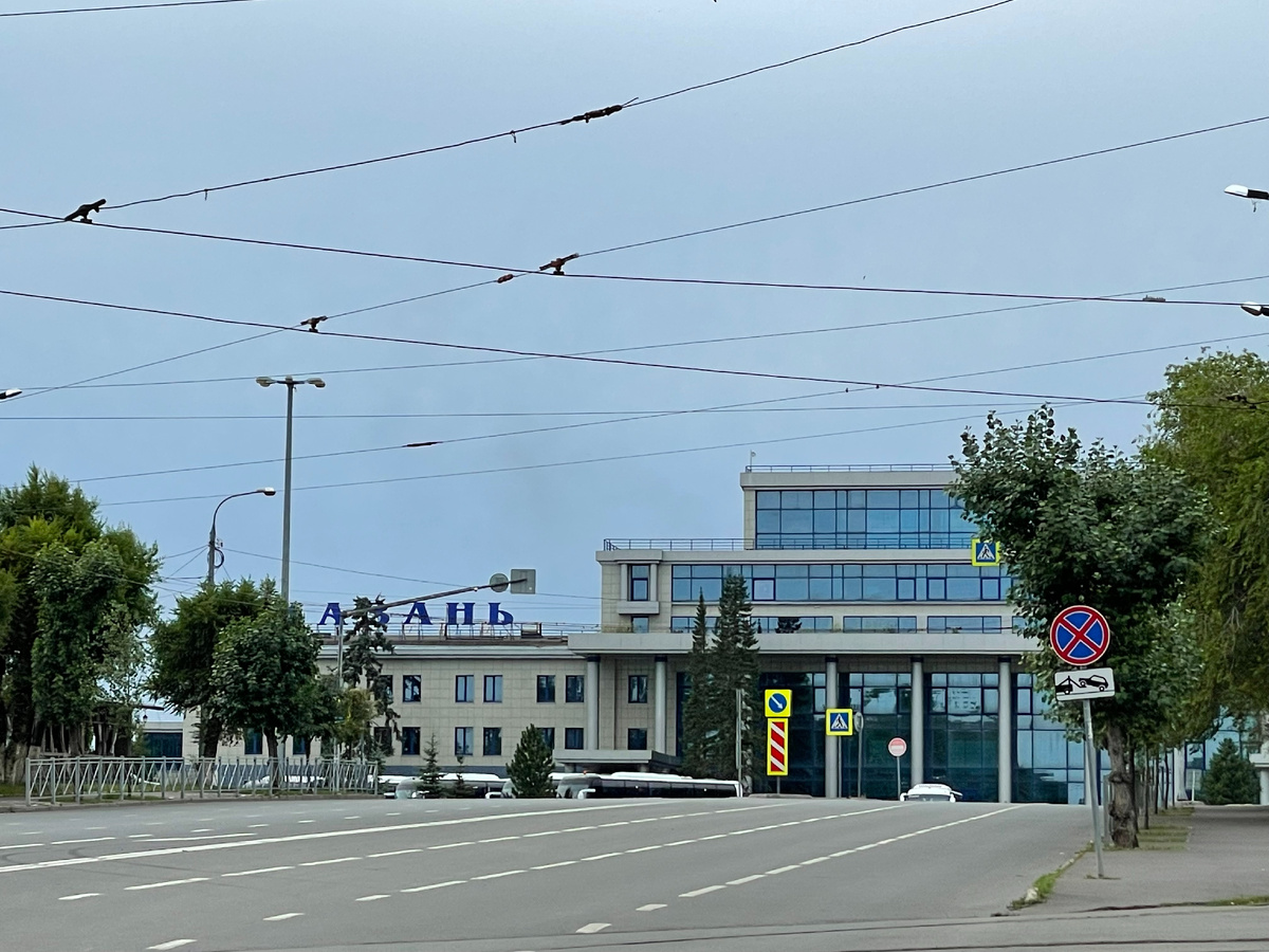 Главное здание речпорта в Казани. Июль 2025. Фото Natalya Dolidenok