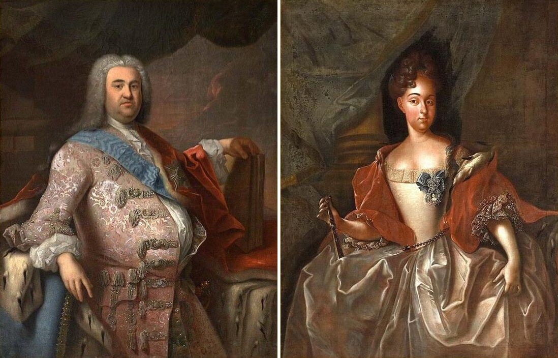 Иван Аргунов. Родители самой богатой невесты России: князь Алексей Михайлович Черкасский и княгиня Мария Юрьевна Черкасская (урожденная Трубецкая)