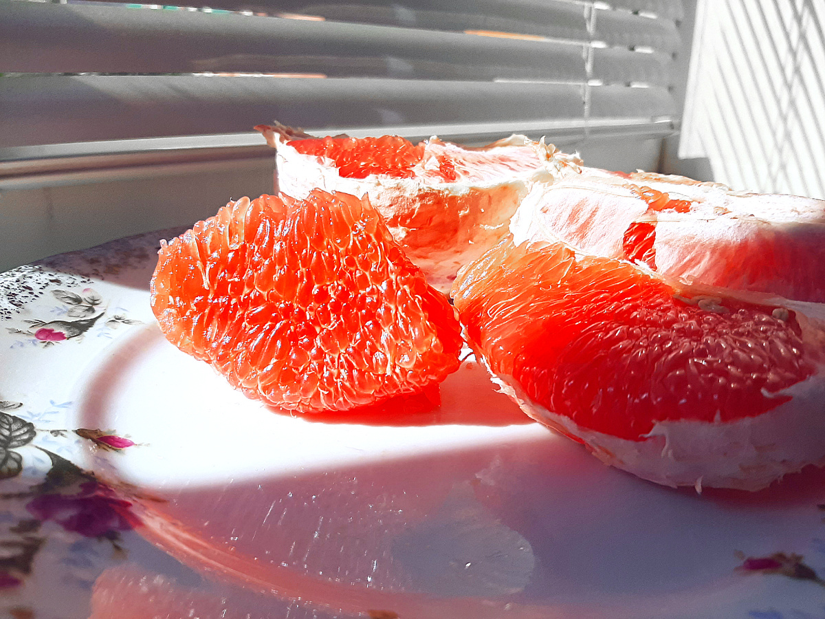 Сочный и сладкий грейпфрут