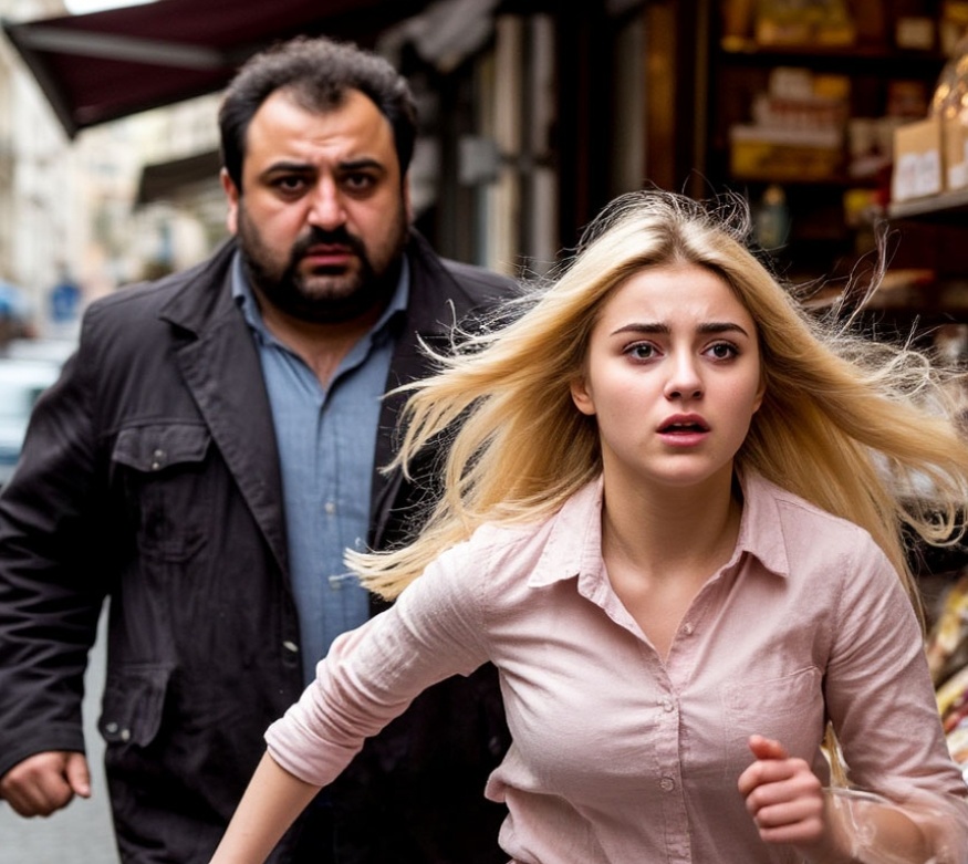 Таня убегает