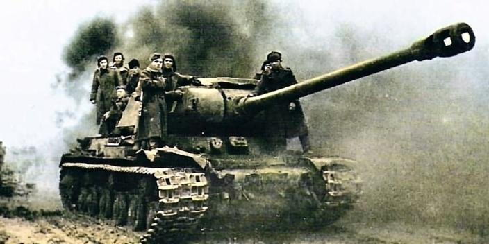 Одна из первых моделей ИС-2