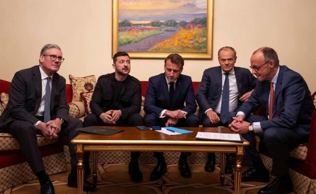    Мерц на фоне проблем с финансированием требует от соратников заставить Россию прекратить войну