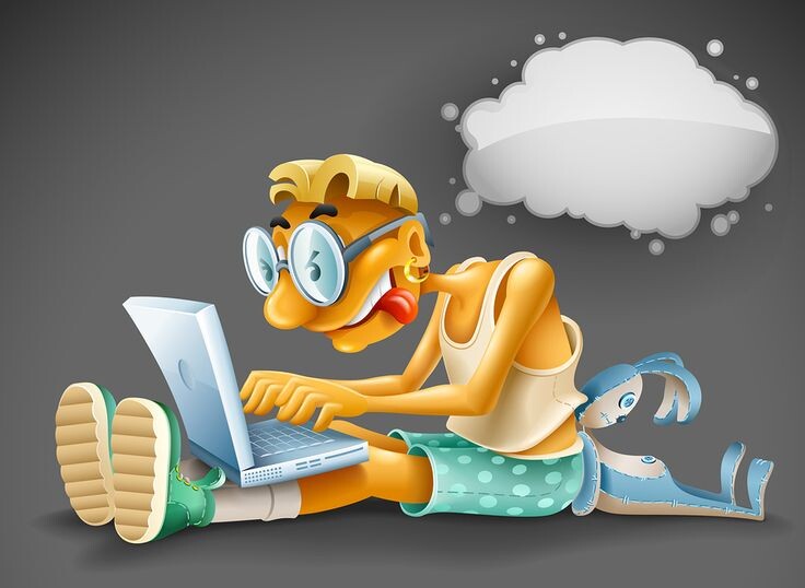 Маниакальная страсть к написанию текстов выглядит примерно так