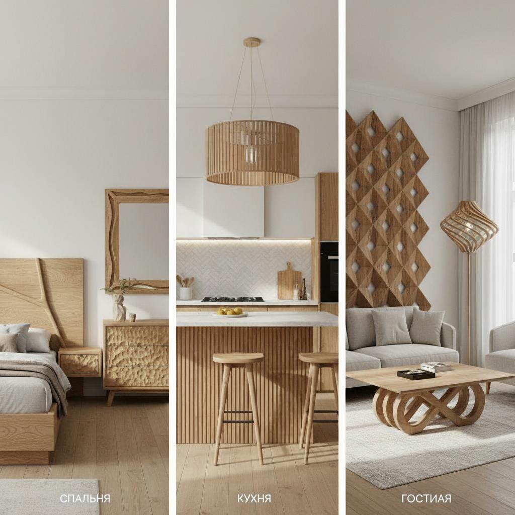 Коллекция современный декор в радичных интерьрах 