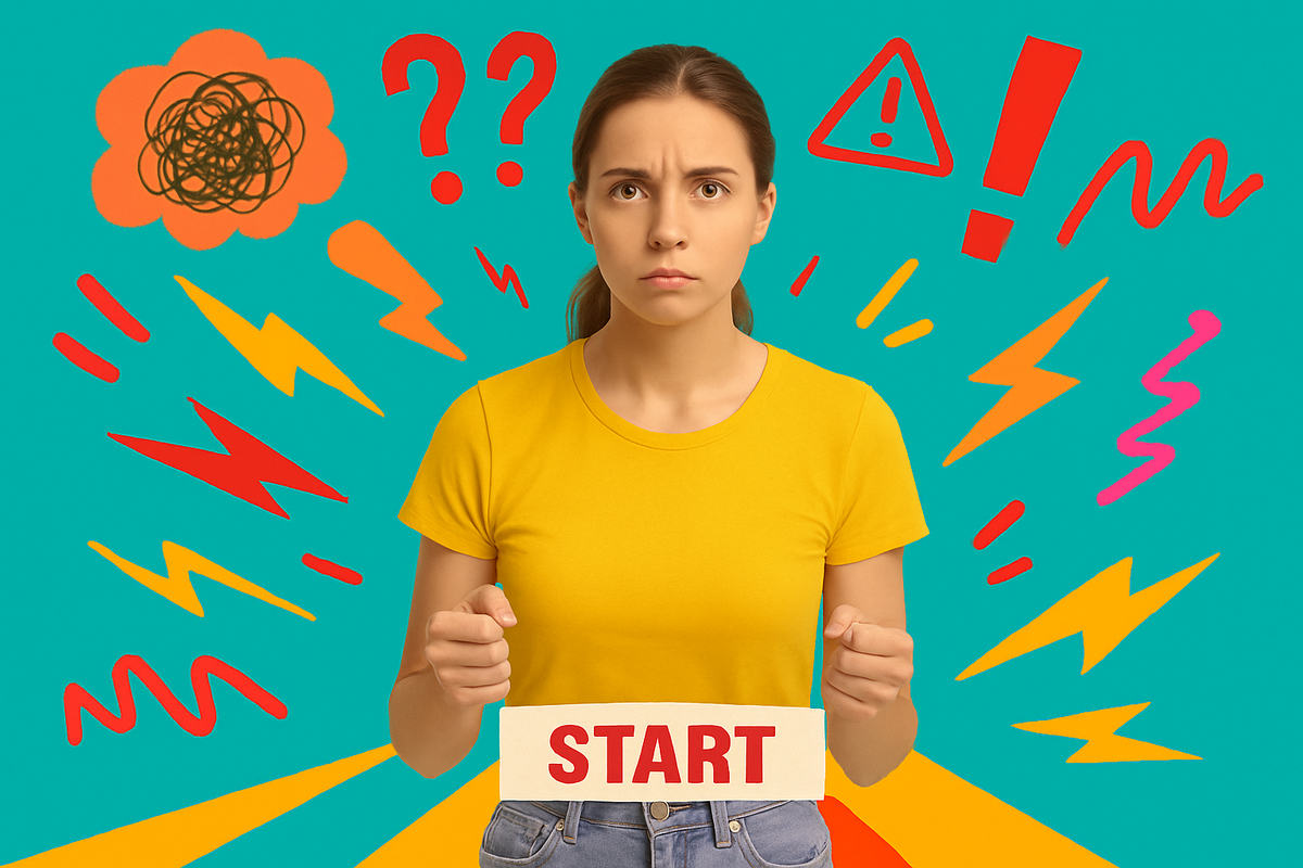 На старте чувствуешь себя как сырое есто