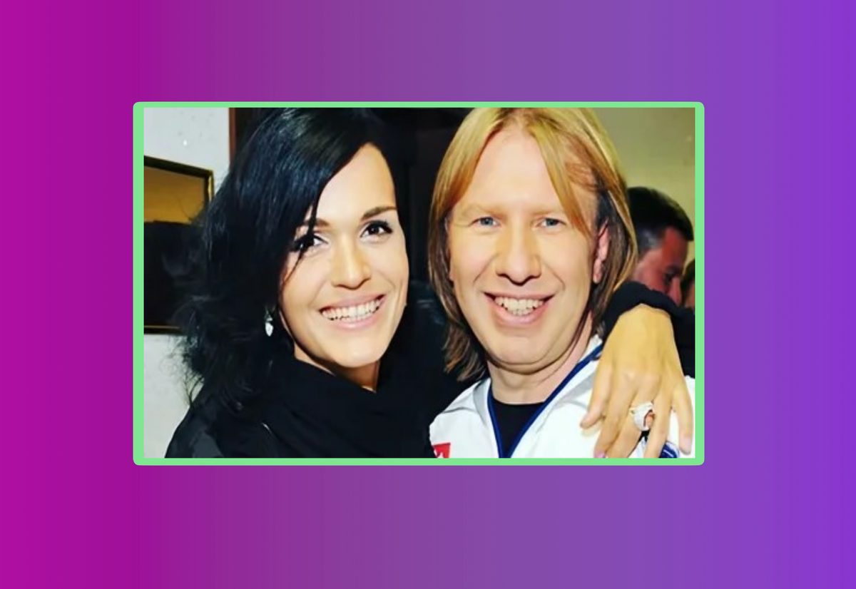 Анастасия Сланевская (певица Слава) и её продюсер Виктор Дробыш - авторы хита "Одиночество". 