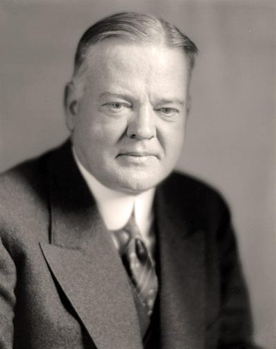 31-й президент США  Герберт Кларк Гувер  (1929 — 1933 гг.).