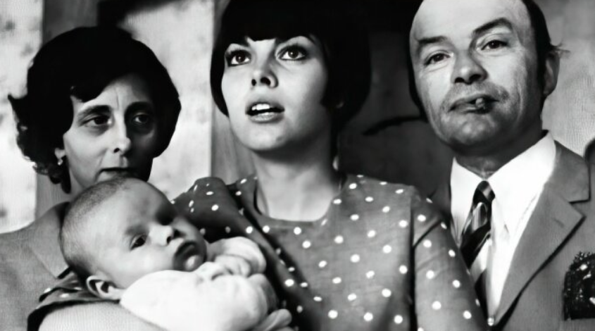 Мирей Матье с родителями