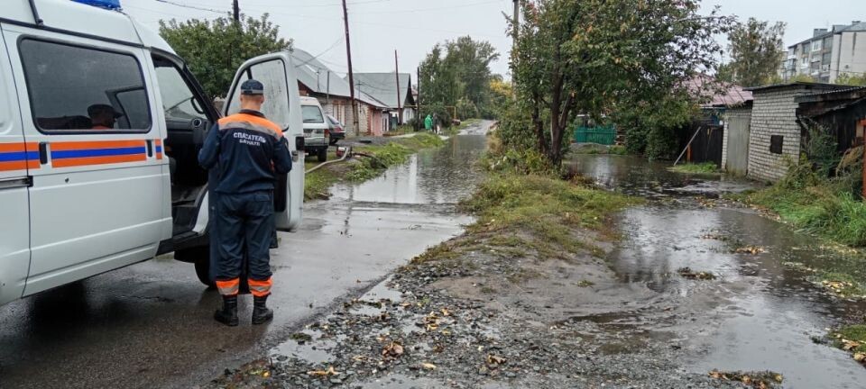    Последствия дождя в Барнауле. Источник: Администрация Барнаула