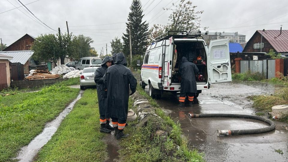    Последствия дождя в Барнауле. Источник: Администрация Барнаула