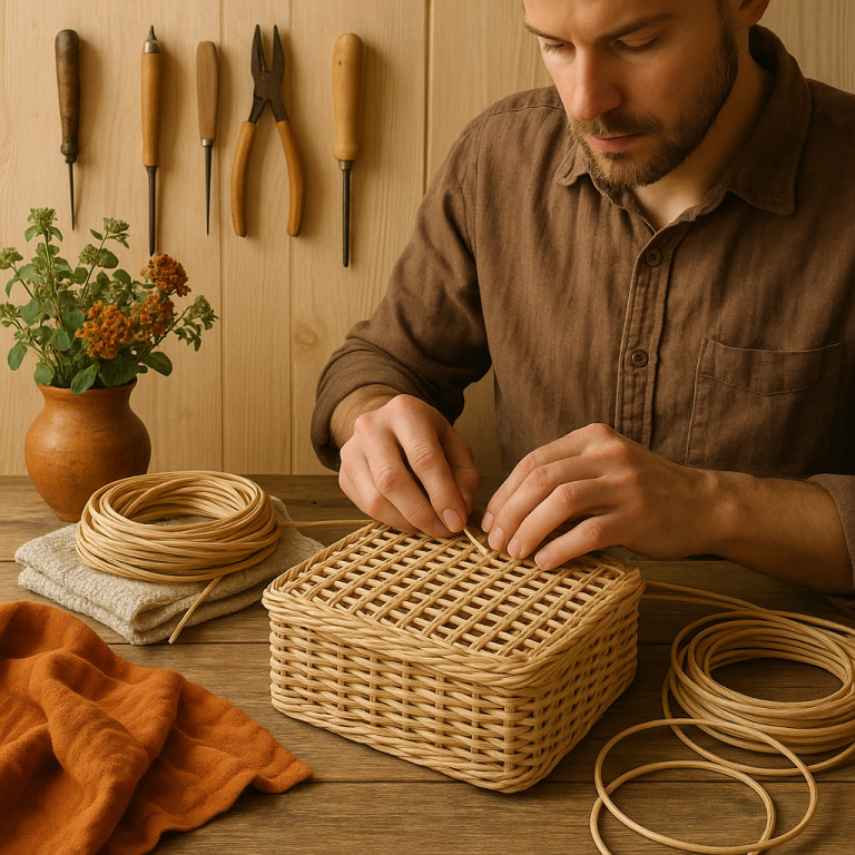    Создайте уют и стиль: пошаговое руководство по плетению ротанговой крышки для шкатулки своими руками Loza