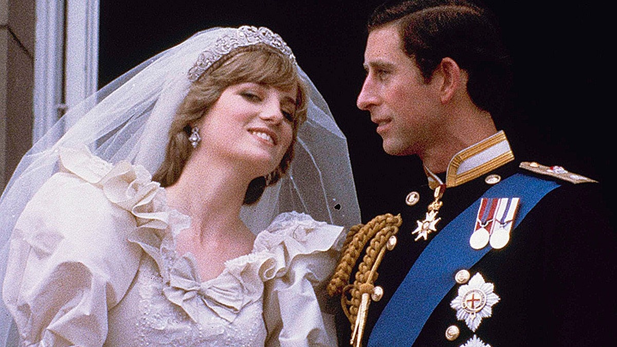 Свадьба принца Чарльза и Дианы в июле 1981 года.