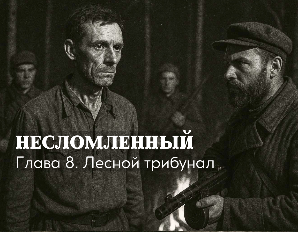 Допрос генерала Огурцова в лагере польских партизан из Гвардии Людовой, весна 1942 года. ©Язар Бай