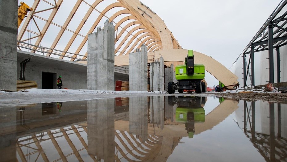    Строительство морского терминала "Port Favor" в Усть-Луге. Автор фото: Ермохин Сергей