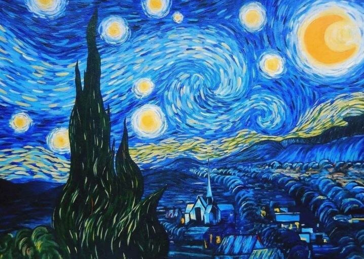 Звездная ночь Ван Гог