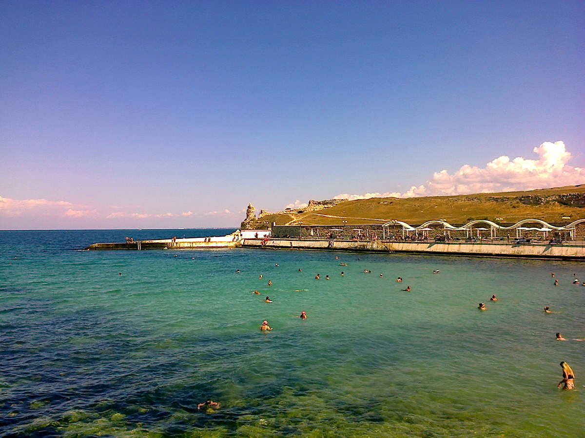 Севастополь. Пляж "Солнечный".