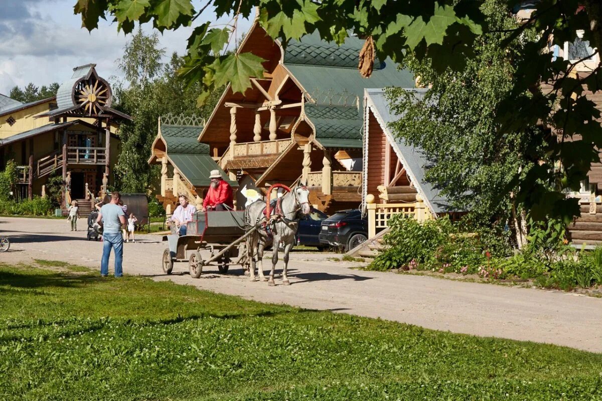 Деревня Верхние Мандроги.