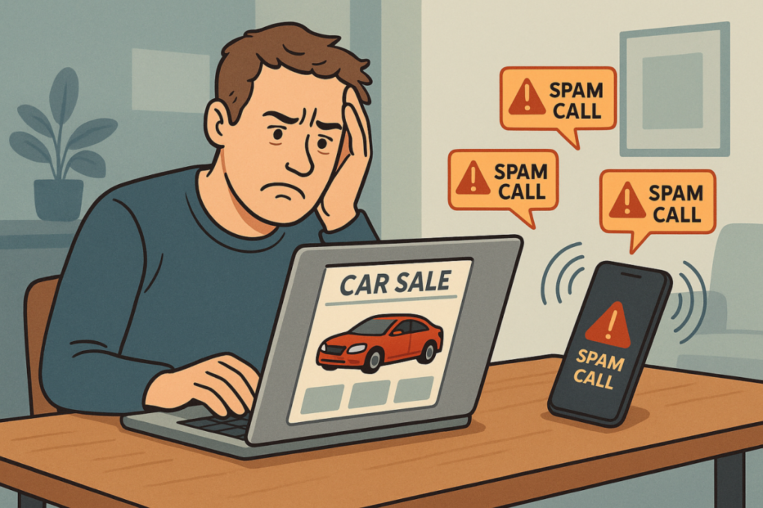 
Поиск машины в интернете обернулся потоком спам-звонков