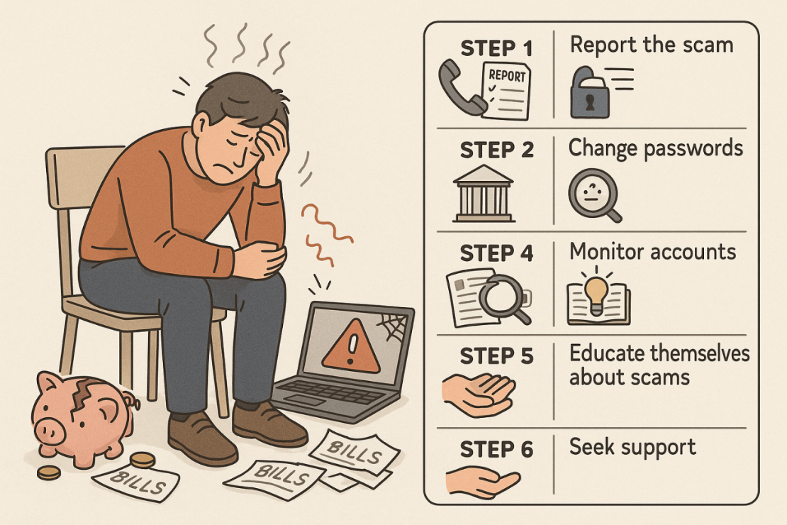 Что делать, если попались на уловку мошенников