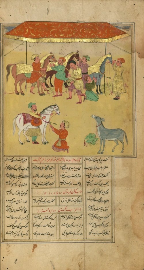 Иллюстрация 17 века к поэме Руми “Маснави” / Источник: newyorker.com