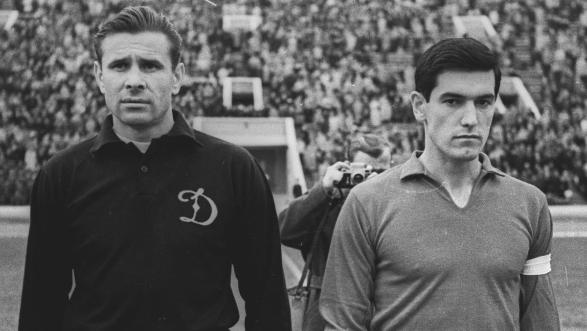 Лев Яшин и Валерий Воронин 